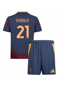 AS Roma Paulo Dybala #21 Babytruitje 3e tenue Kind 2024-25 Korte Mouw (+ Korte broeken)